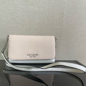 Tan & White Kate Spade Shoulder Bag